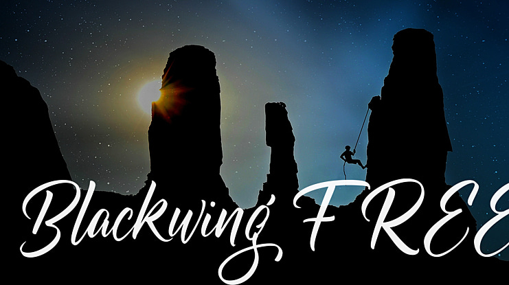 Blackwing FREE Font