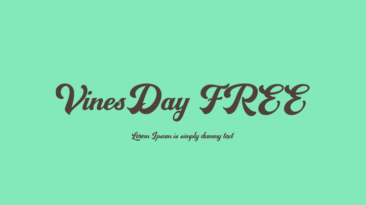 VinesDay FREE Font