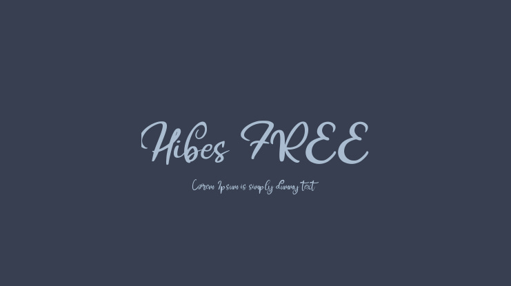 Hibes FREE Font