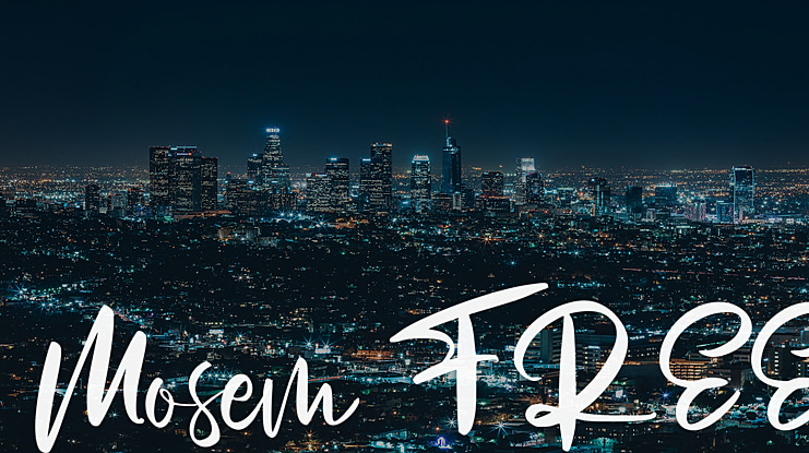 Mosem FREE Font
