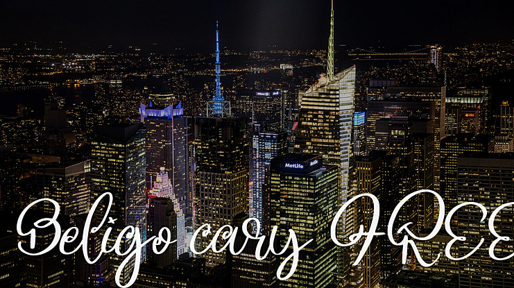 Beligo cary FREE Font
