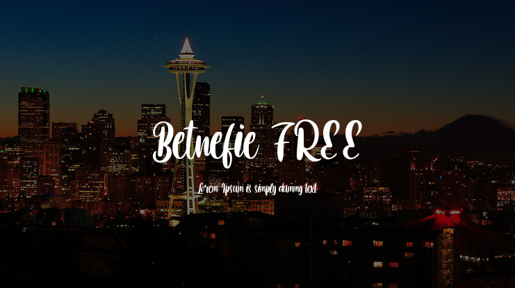 Betnefie FREE Font