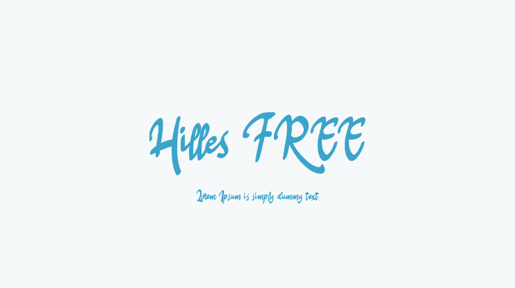 Hilles FREE Font