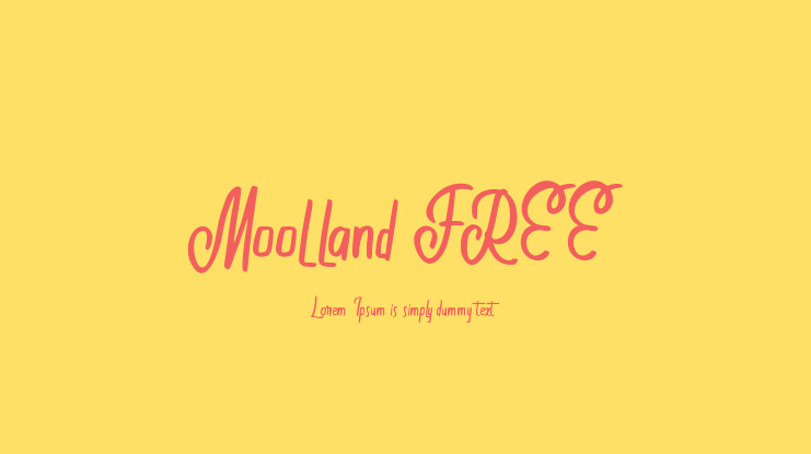 Moolland FREE Font