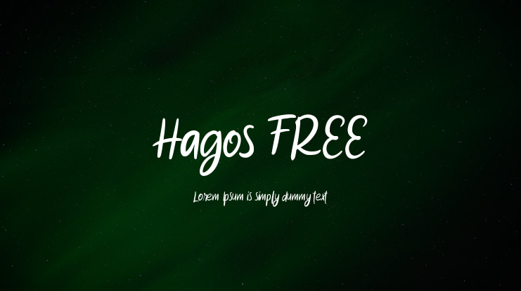 Hagos FREE Font