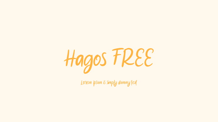 Hagos FREE Font