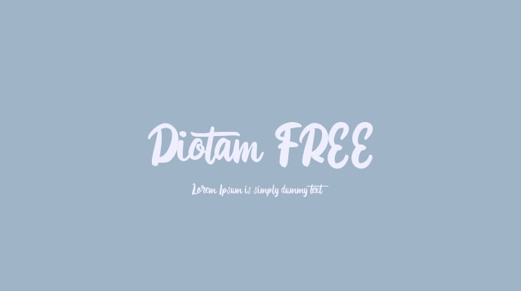 Diotam FREE Font