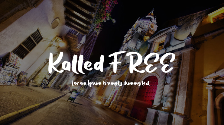 Kalled FREE Font