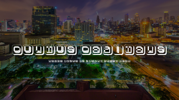 Cultus Capitals Font