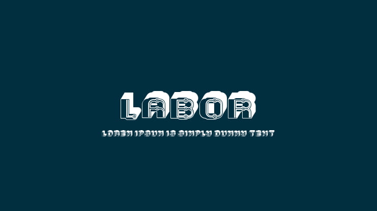 Labor Font