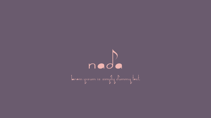 Nada Font