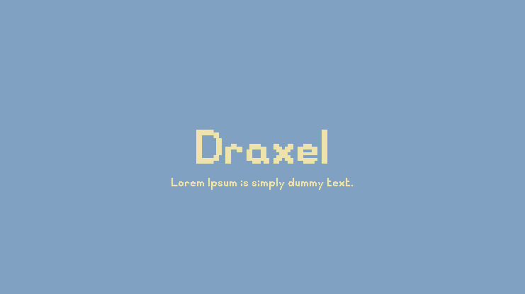 Draxel Font