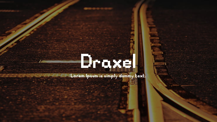 Draxel Font
