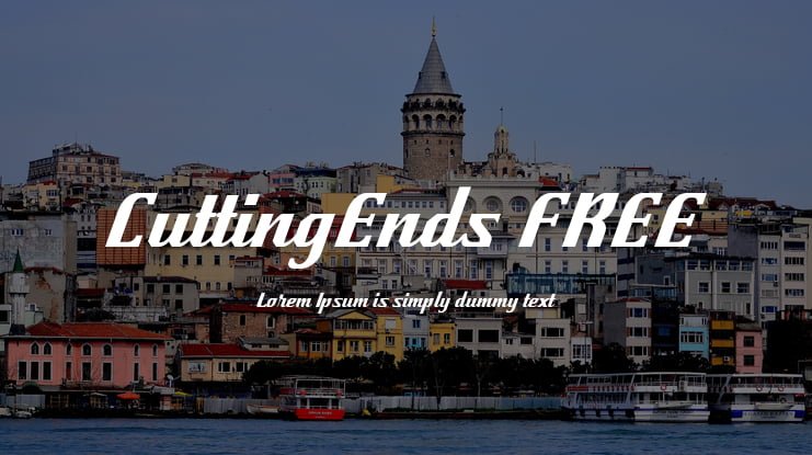 CuttingEnds FREE Font