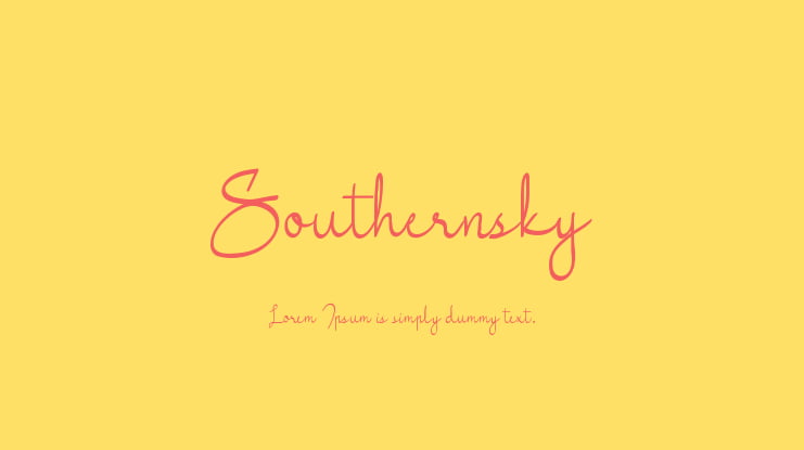 Southernsky Font