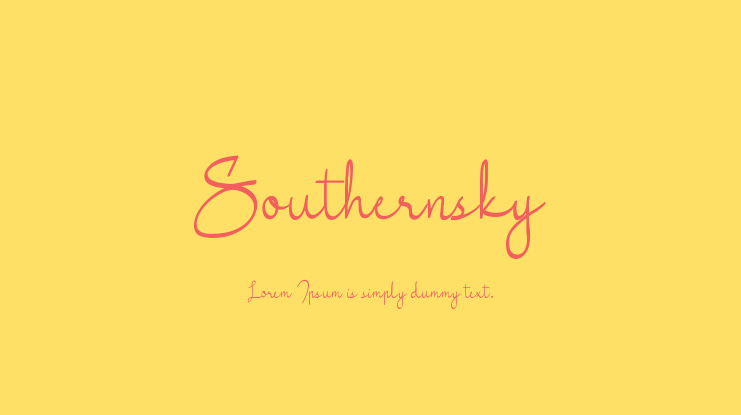 Southernsky Font