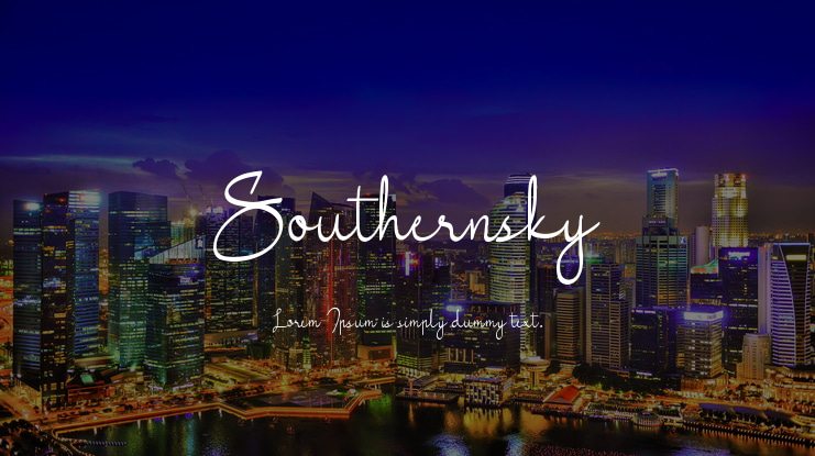 Southernsky Font