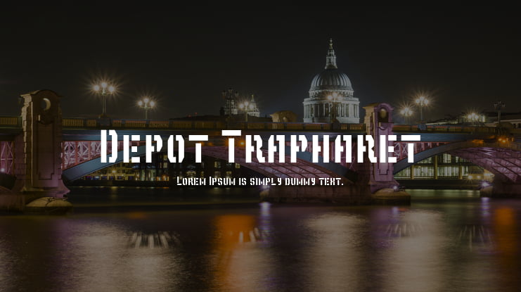 Depot Trapharet Font
