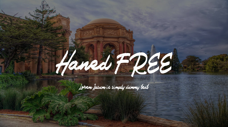 Haned FREE Font