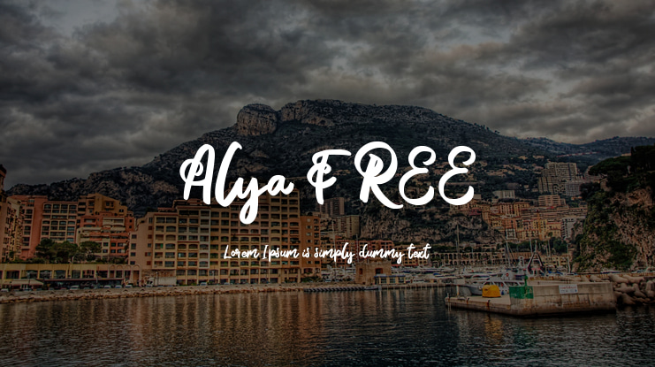Alya FREE Font