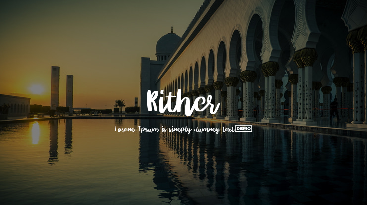 Rither Font