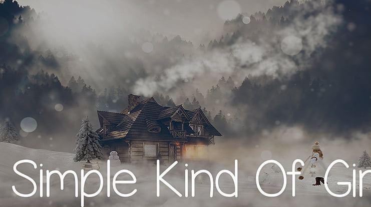 Simple Kind Of Girl Font