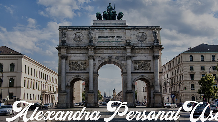 Alexandra Personal Use Font