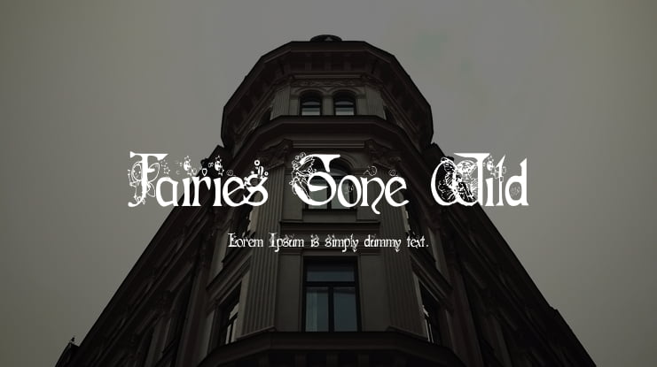 Fairies Gone Wild Font Family