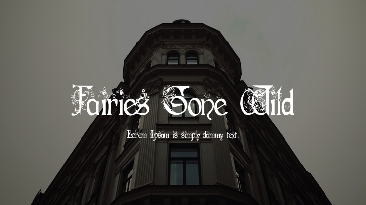 Fairies Gone Wild Font Family