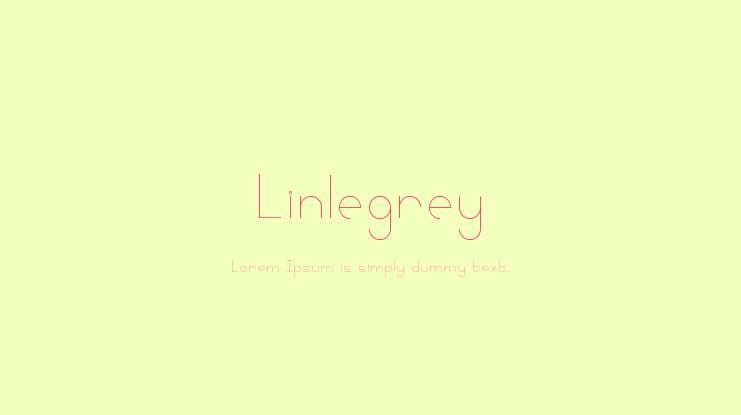 Linlegrey Font