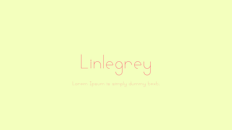 Linlegrey Font