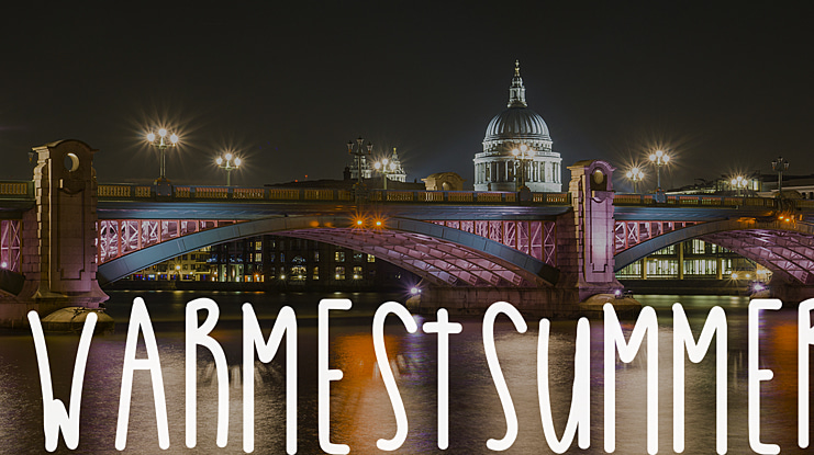 WarmestSummer Font