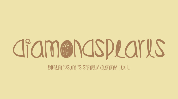 DiamondsPearls Font