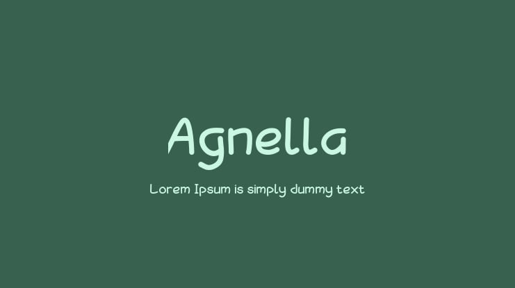 Agnella Font