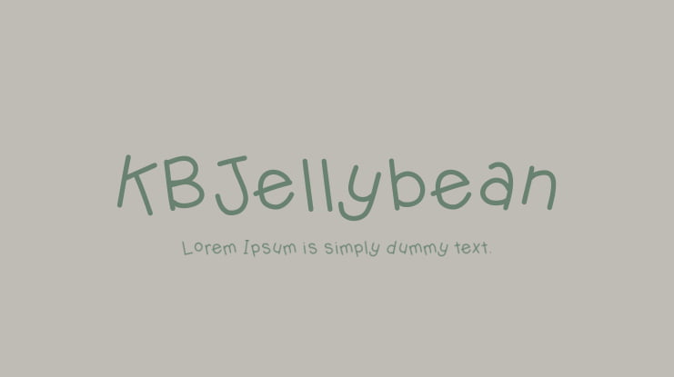 KBJellybean Font