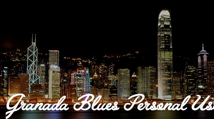 Granada Blues Personal Use Font