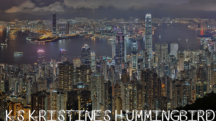 Ks Kristines Hummingbirds Font