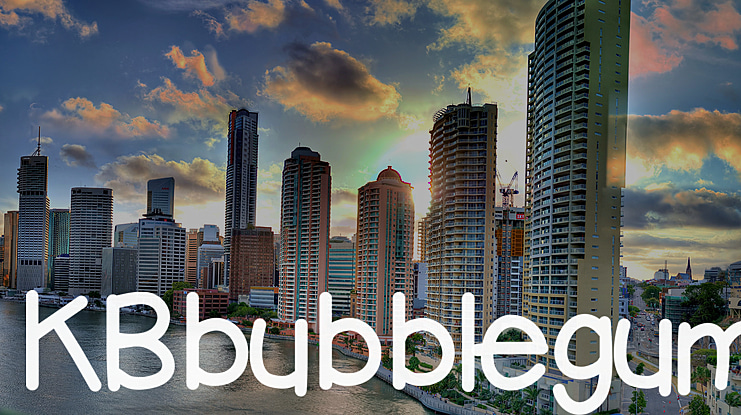 KBbubblegum Font