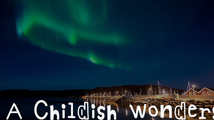 A Childish Wonders Font