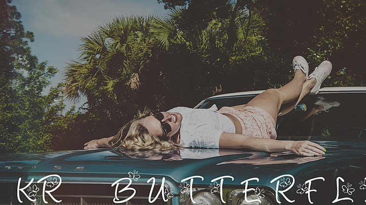 KR Butterfly Font