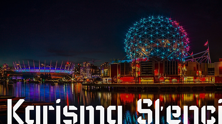 Karisma Stencil Font Family