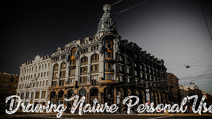 Drawing Nature Personal Use Font