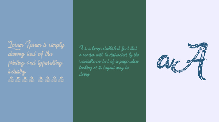 Drawing Nature Personal Use Font