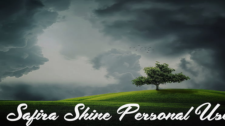 Safira Shine Personal Use Font