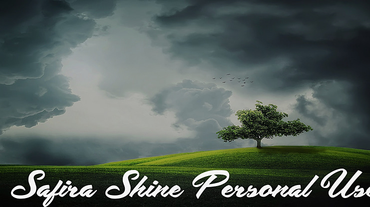 Safira Shine Personal Use Font