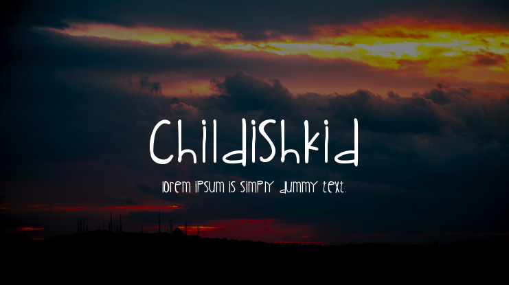 ChildishKid Font