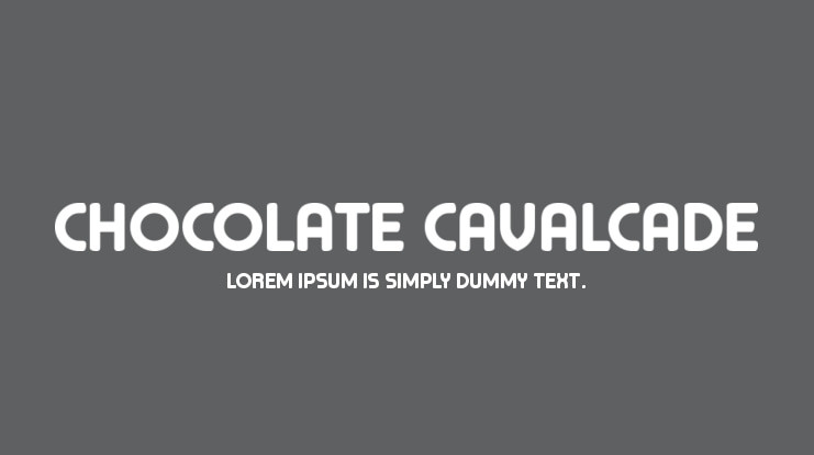 Chocolate Cavalcade Font