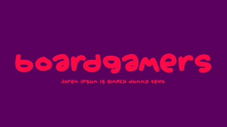 Boardgamers Font Family
