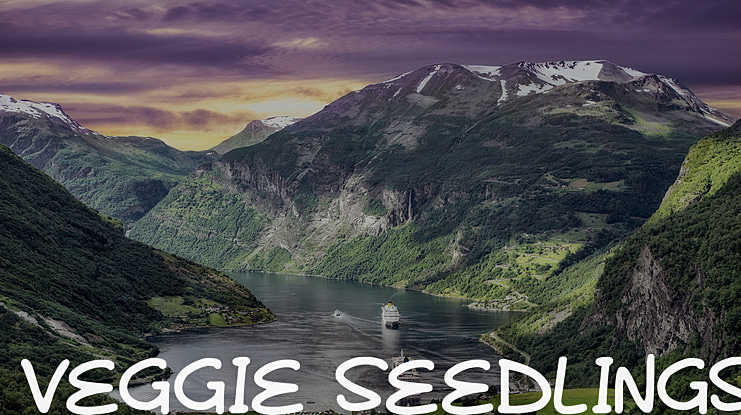 Veggie Seedlings Font Family