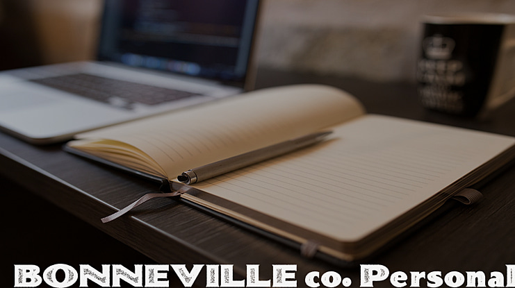 BONNEVILLE co. Personal Use Font